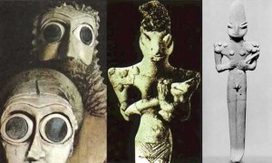 Nibiru-Annunaki-Sumerian-Statues-Reptilian-Hybrids