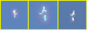 Flying Humanoid UFO Anomaly Filmed Over Los Angeles - August 2015