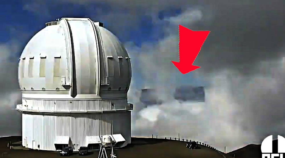 Analiza wielkiego pojazdu UFO koło obserwatorium Mauna Kea w roku 2022