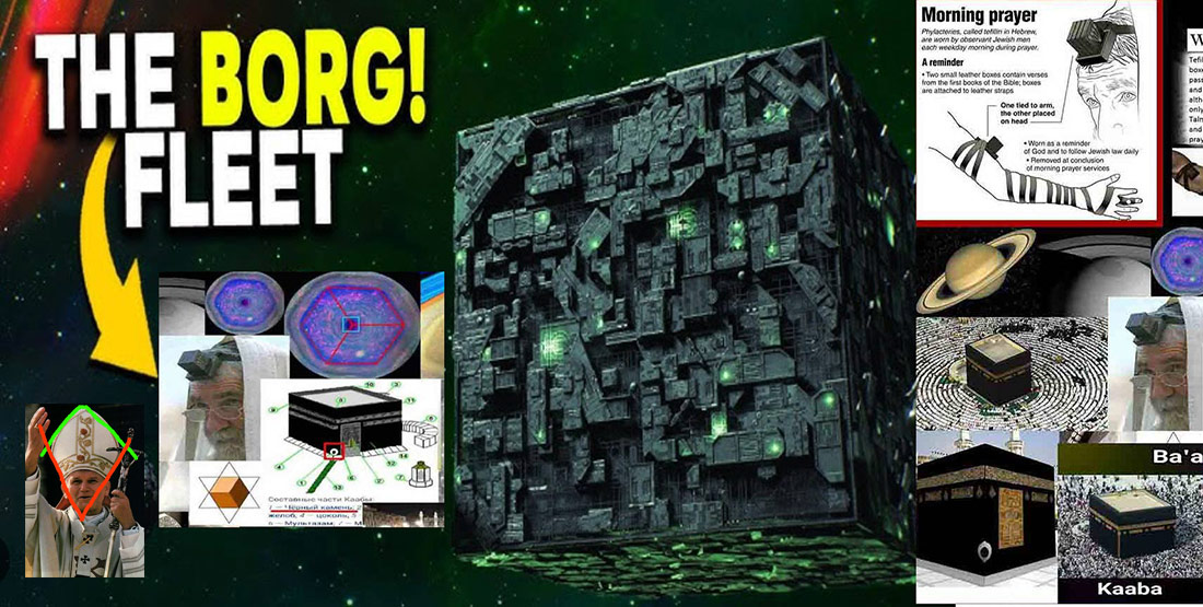 Czy „pudełkowy kwadrat przestrzeni sacrum” – noszony na czołach rabinów, ma coś wspólnego ze sztuczną inteligencją 666 globalistów Borg ?