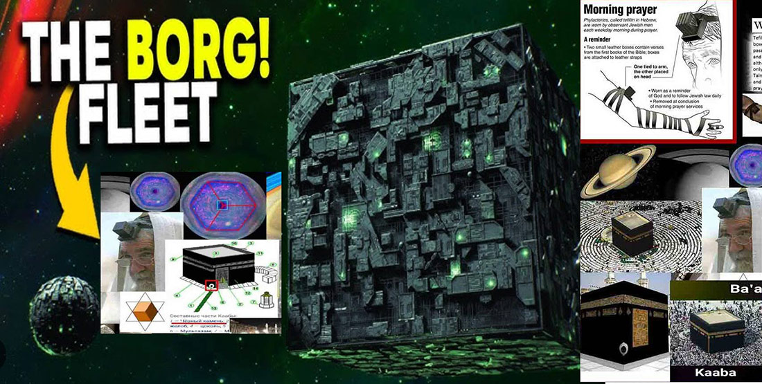 Czy „pudełkowy kwadrat przestrzeni sacrum” – noszony na czołach rabinów, ma coś wspólnego ze sztuczną inteligencją 666 globalistów Borg ?